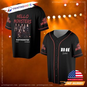 Custom Sign Babymonster Hello Monster World Tour 2025 Baseball Jersey