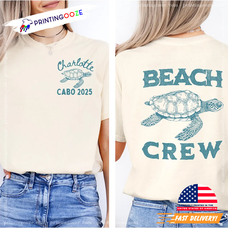 Custom Turtle Beach Crew 2 Sided Shirt Custom Turtle Beach Crew 2 Sided Shirt