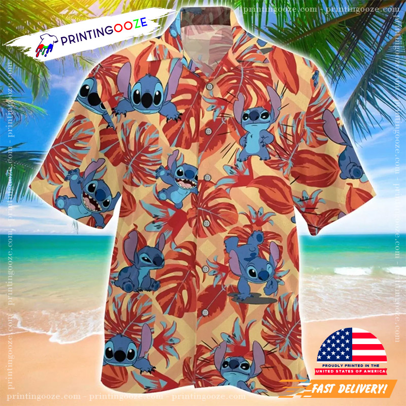 Cute Stitch Red Tropical Lilo And Stitch Summer Vibes Hawaiian Shirt Cute Stitch Red Tropical Lilo And Stitch Summer Vibes Hawaiian Shirt