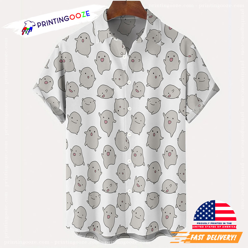 Cute Warawara The Boy And The Heron Ghibli Hawaiian Shirt Cute Warawara The Boy And The Heron Ghibli Hawaiian Shirt