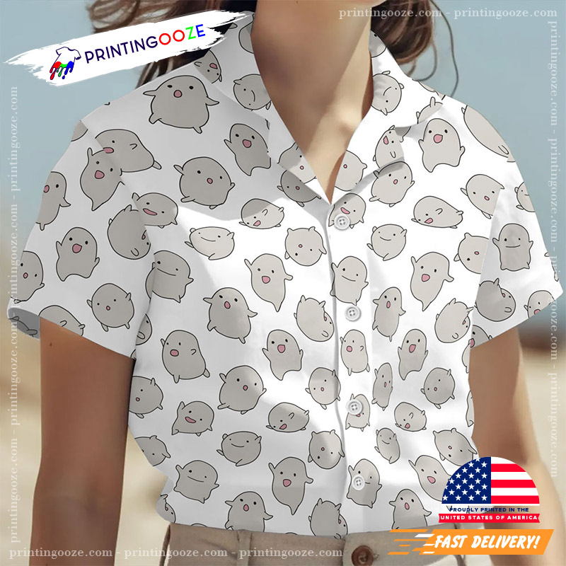 Cute Warawara The Boy And The Heron Ghibli Hawaiian Shirt Cute Warawara The Boy And The Heron Ghibli Hawaiian Shirt