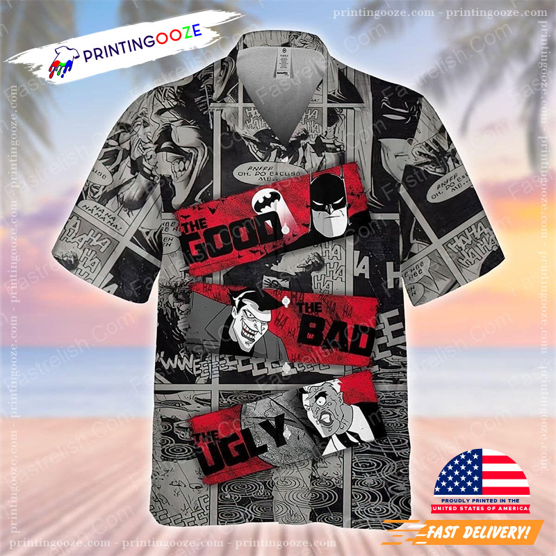 DC Comic Batman The Dark Knight Hawaiian Shirt DC Comic Batman The Dark Knight Hawaiian Shirt