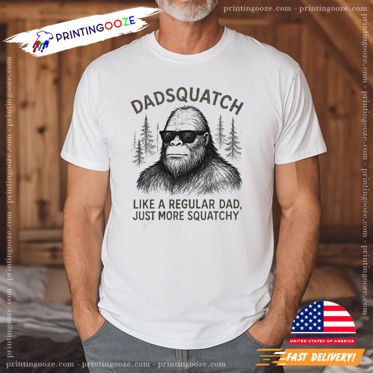 Dadsquatch Cool Bigfoot Quote Shirt Dadsquatch Cool Bigfoot Quote Shirt