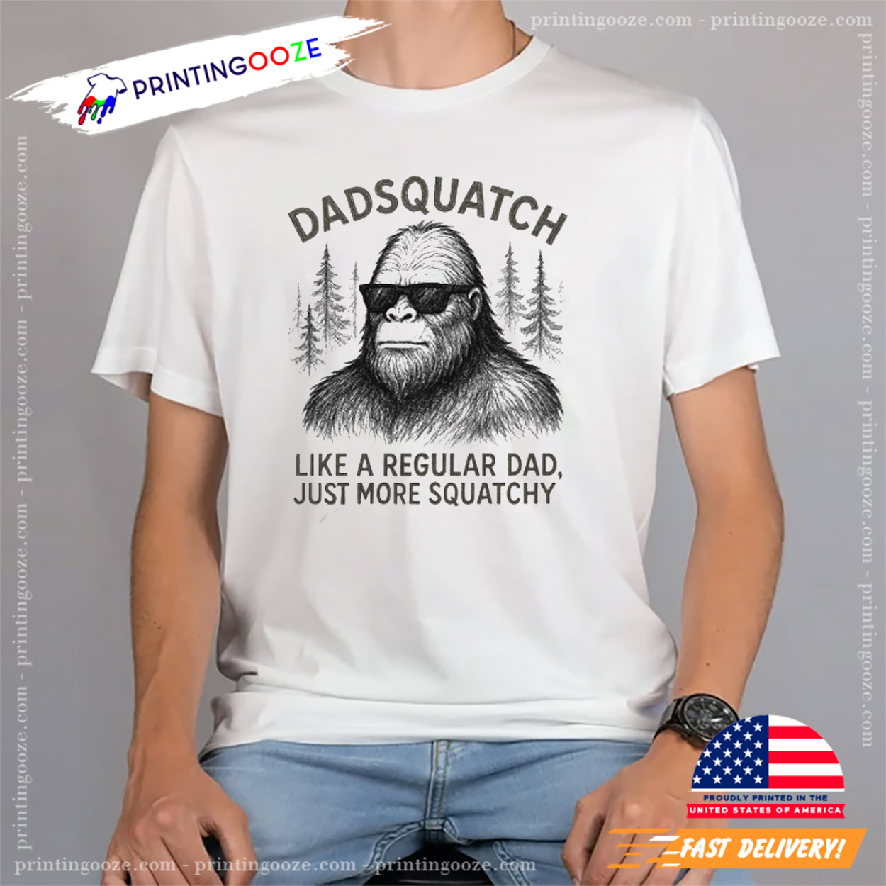 Dadsquatch Cool Bigfoot Quote Shirt Dadsquatch Cool Bigfoot Quote Shirt