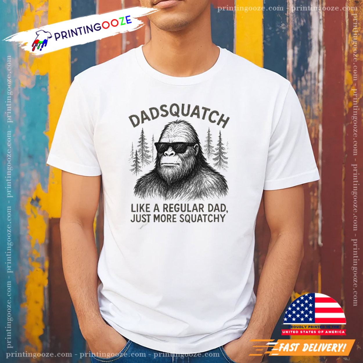 Dadsquatch Cool Bigfoot Quote Shirt Dadsquatch Cool Bigfoot Quote Shirt
