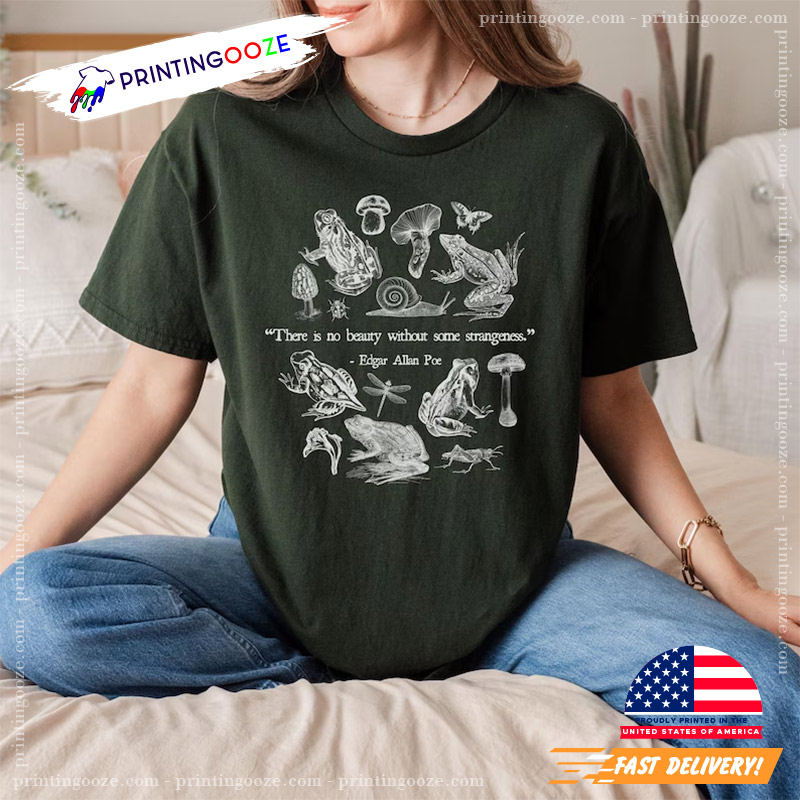 Dark Academia Toad Frog Lover T-shirt Dark Academia Toad Frog Lover T-shirt