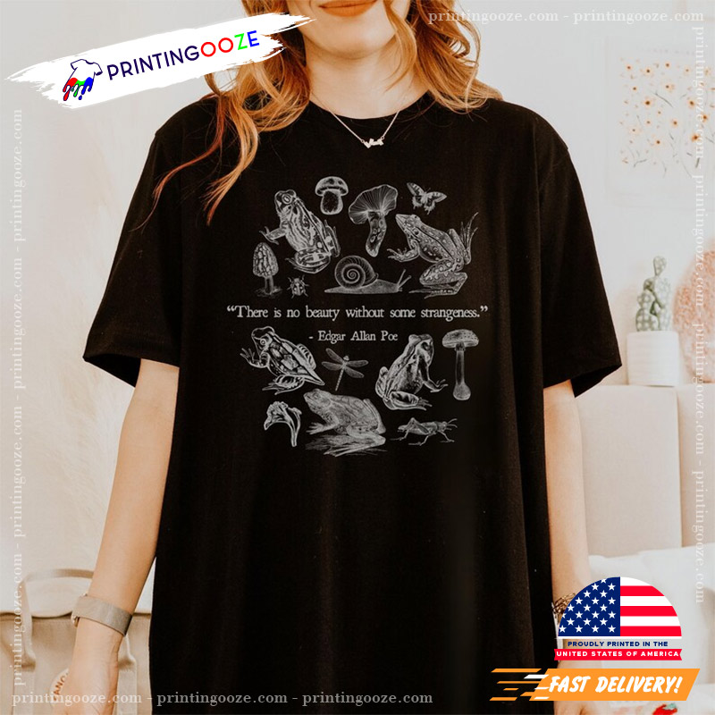 Dark Academia Toad Frog Lover T-shirt Dark Academia Toad Frog Lover T-shirt
