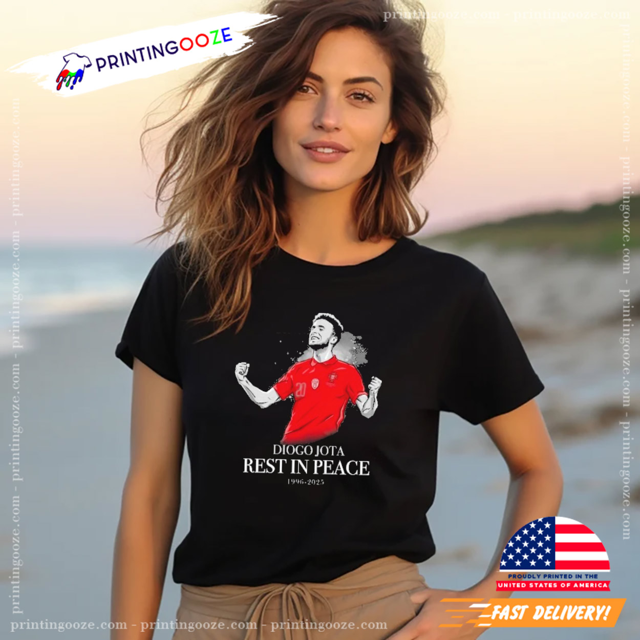 Diogo Jota Rest In Peace Graphic T-shirt Diogo Jota Rest In Peace Graphic T-shirt