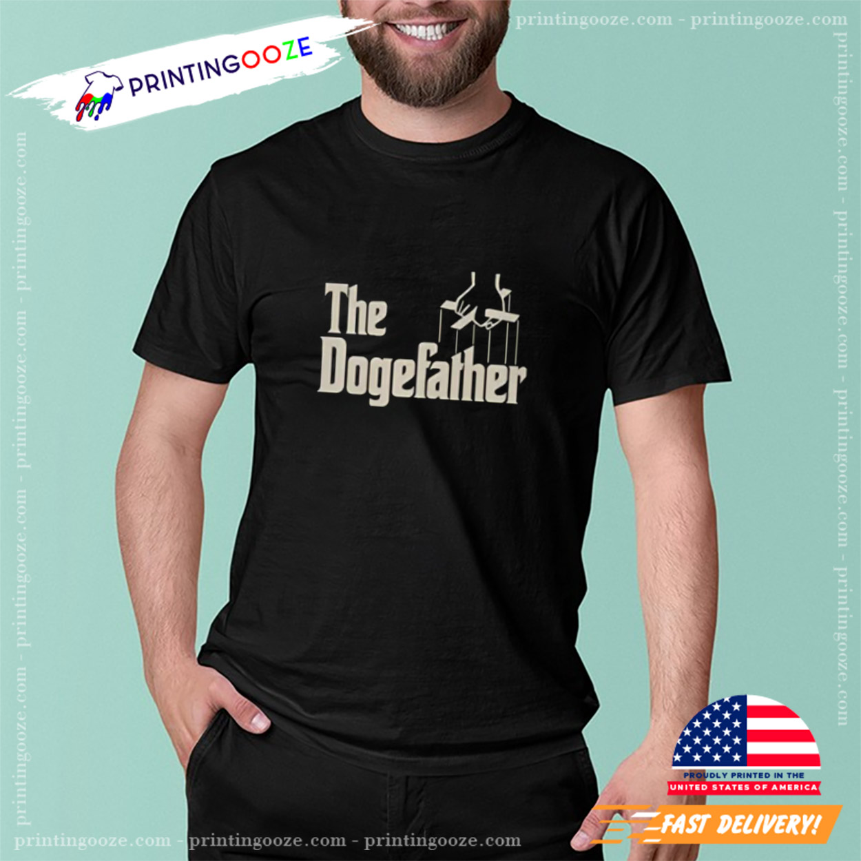 Elon Musk The Dogefather Unisex T-shirt Elon Musk The Dogefather Unisex T-shirt