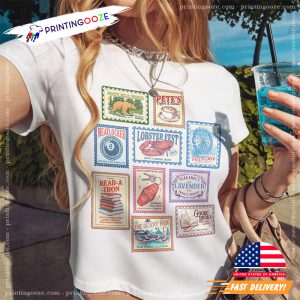 Emily Henry Books Stamp book lovers day Comfort Colors Tee 2