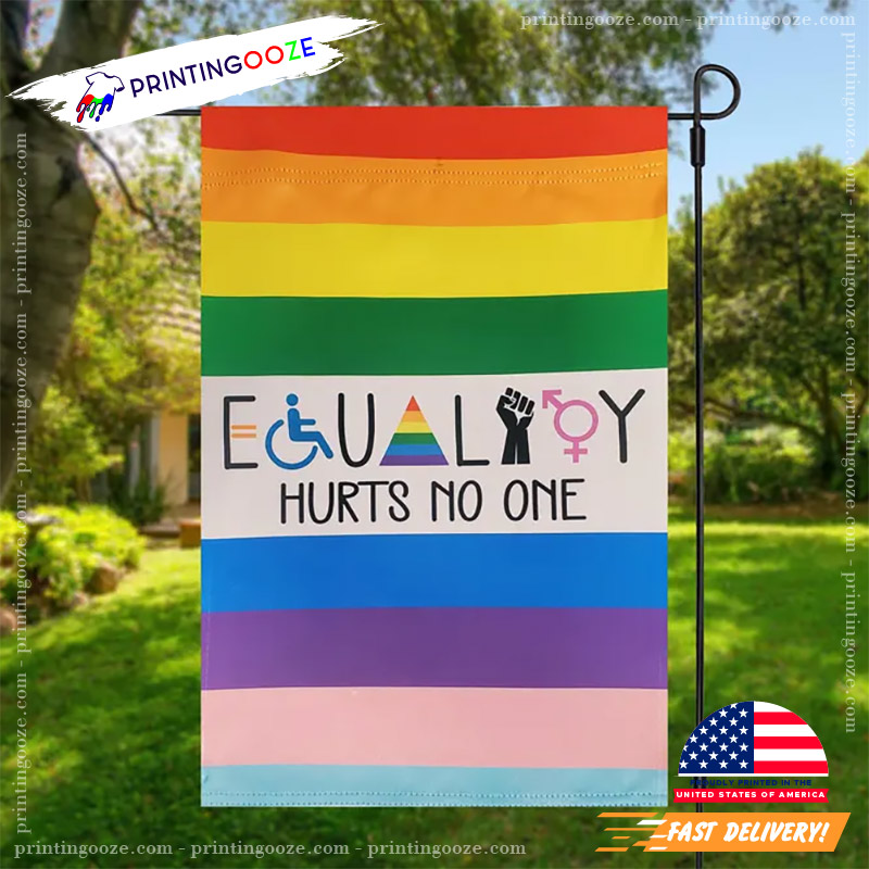 Equality Hurt No One LGBTQ+ Pride Flag Equality Hurt No One LGBTQ+ Pride Flag