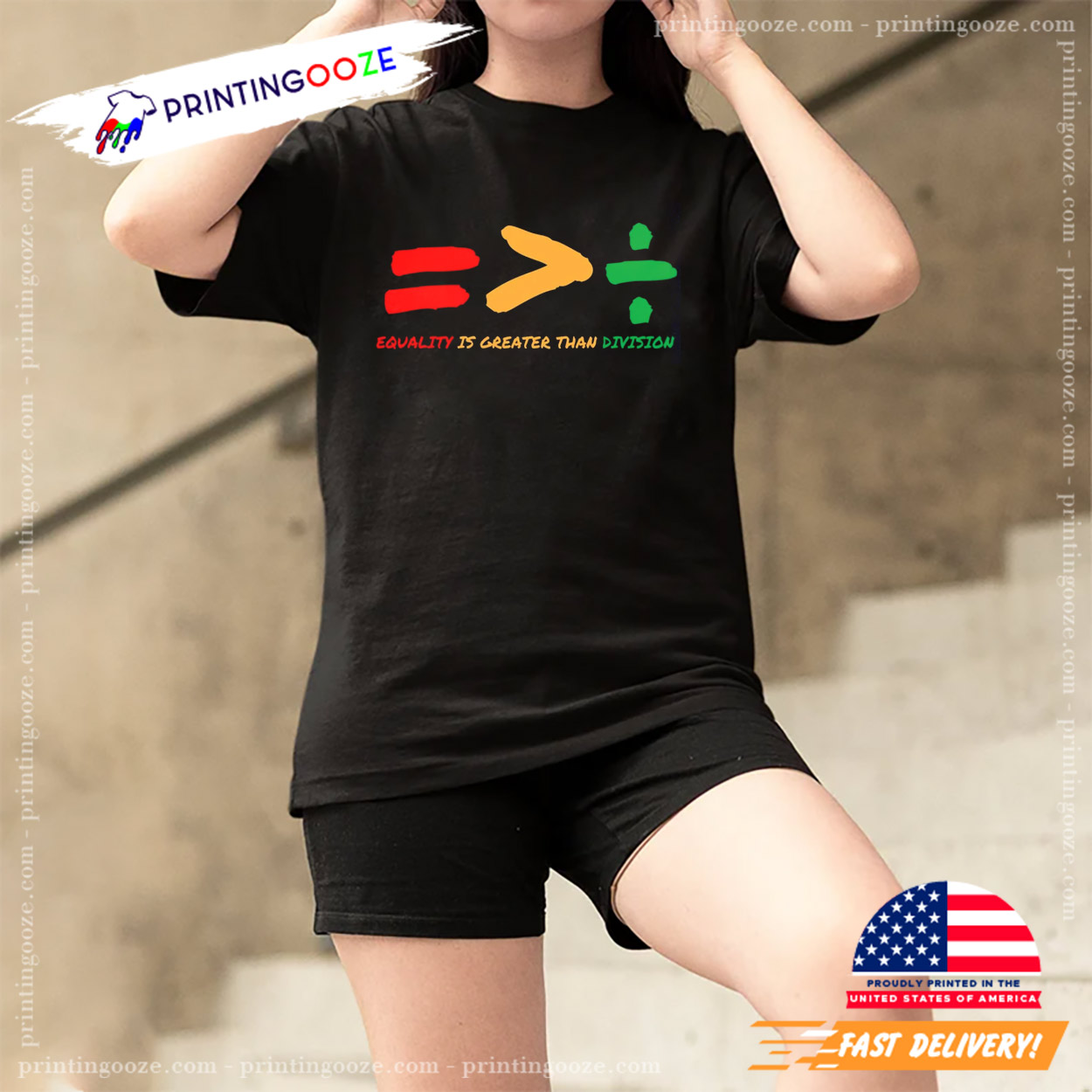 Equality Is Greater Than Division Funny Womens Equality Day Shirt Equality Is Greater Than Division Funny Womens Equality Day Shirt