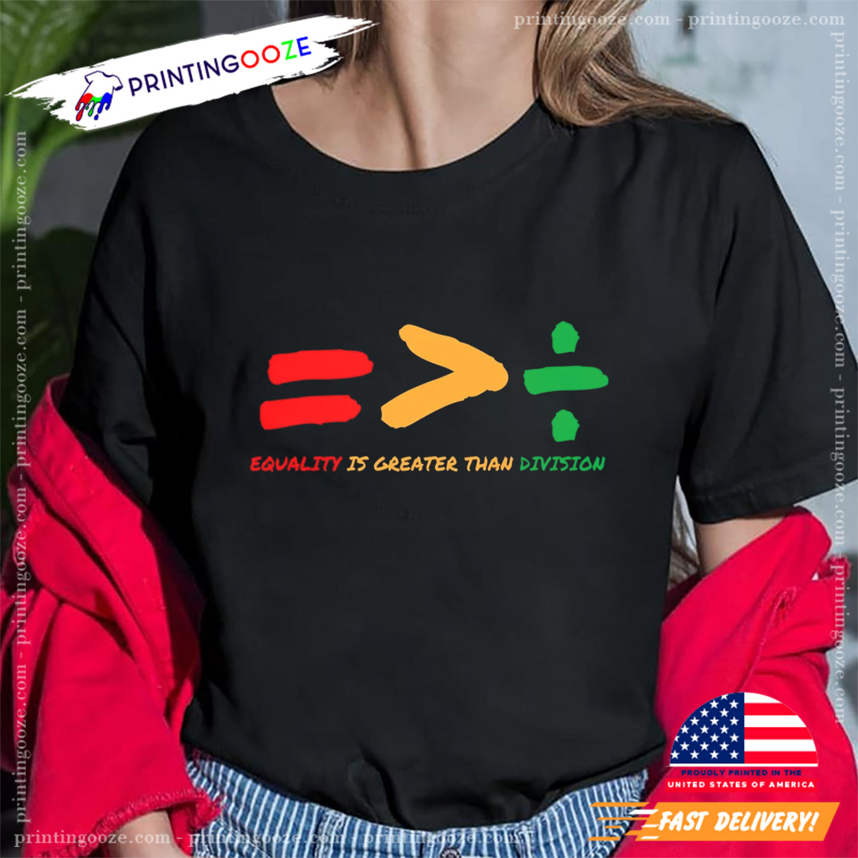Equality Is Greater Than Division Funny Womens Equality Day Shirt Equality Is Greater Than Division Funny Womens Equality Day Shirt