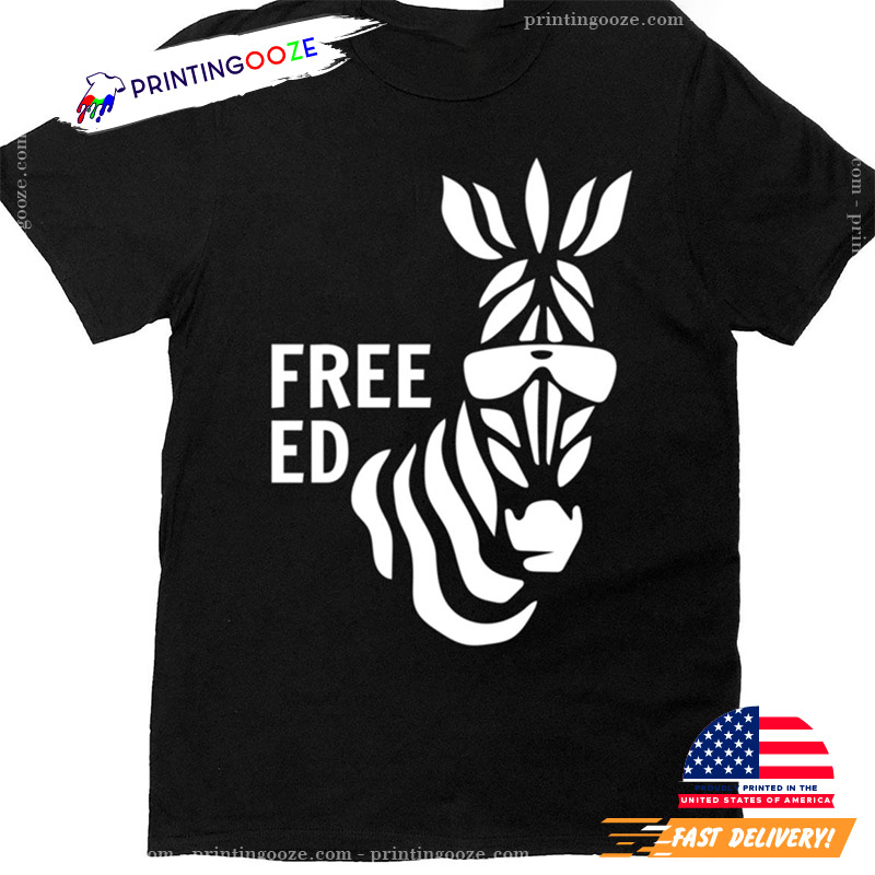 Free Ed Cool Zebra With Glasses Shirt Free Ed Cool Zebra With Glasses Shirt