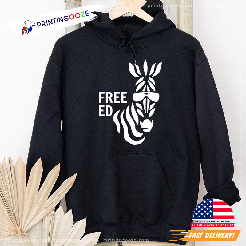 Free Ed Cool Zebra With Glasses Shirt Free Ed Cool Zebra With Glasses Shirt