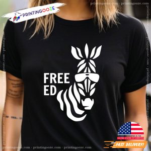 Free Ed Cool Zebra With Glasses Shirt 3