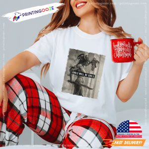 Girl Will Be Girls S Medusa Feminist Unisex T shirt