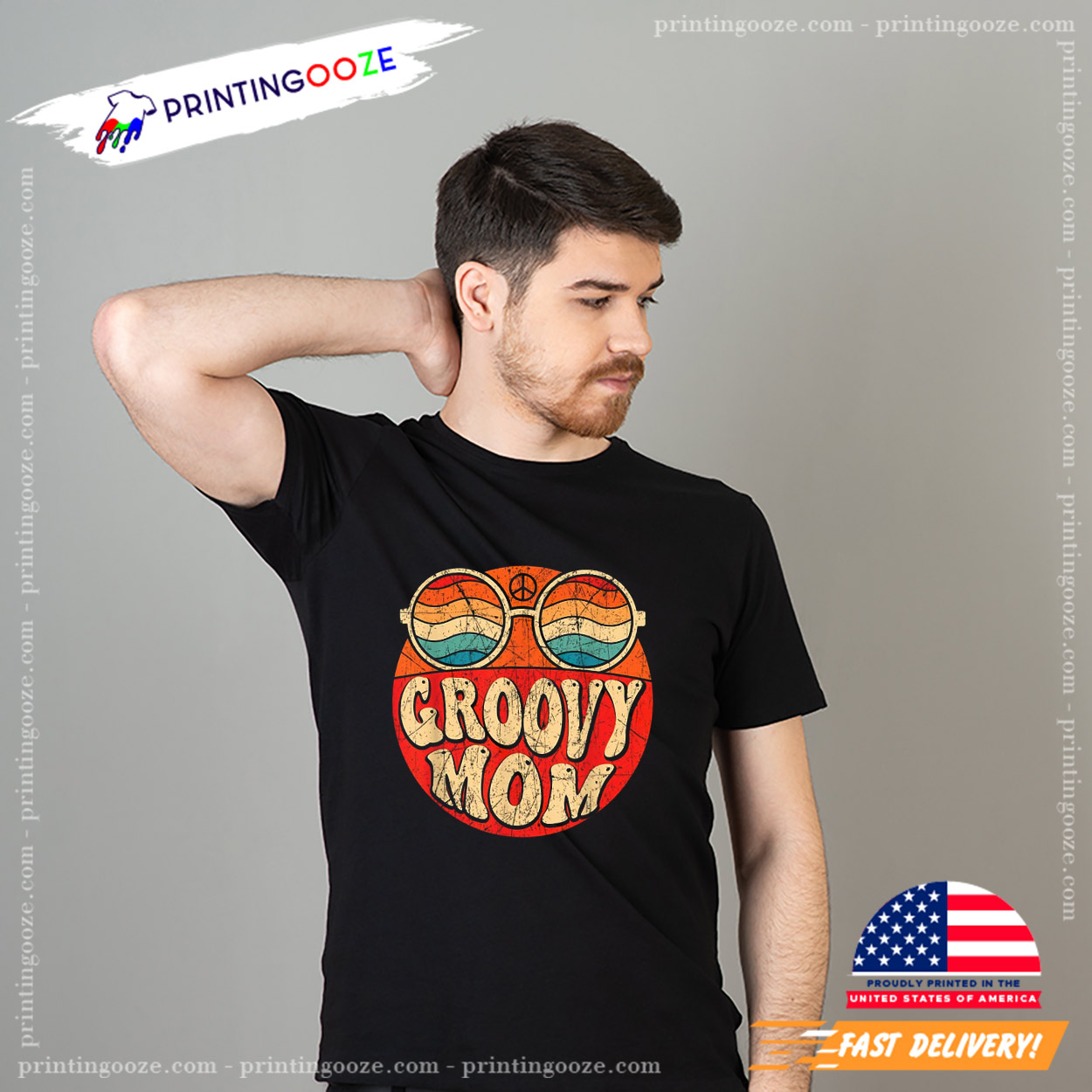 Groovy Mom 70s Aesthetic Nostalgia 1970s Retro T-shirts Groovy Mom 70s Aesthetic Nostalgia 1970s Retro T-shirts