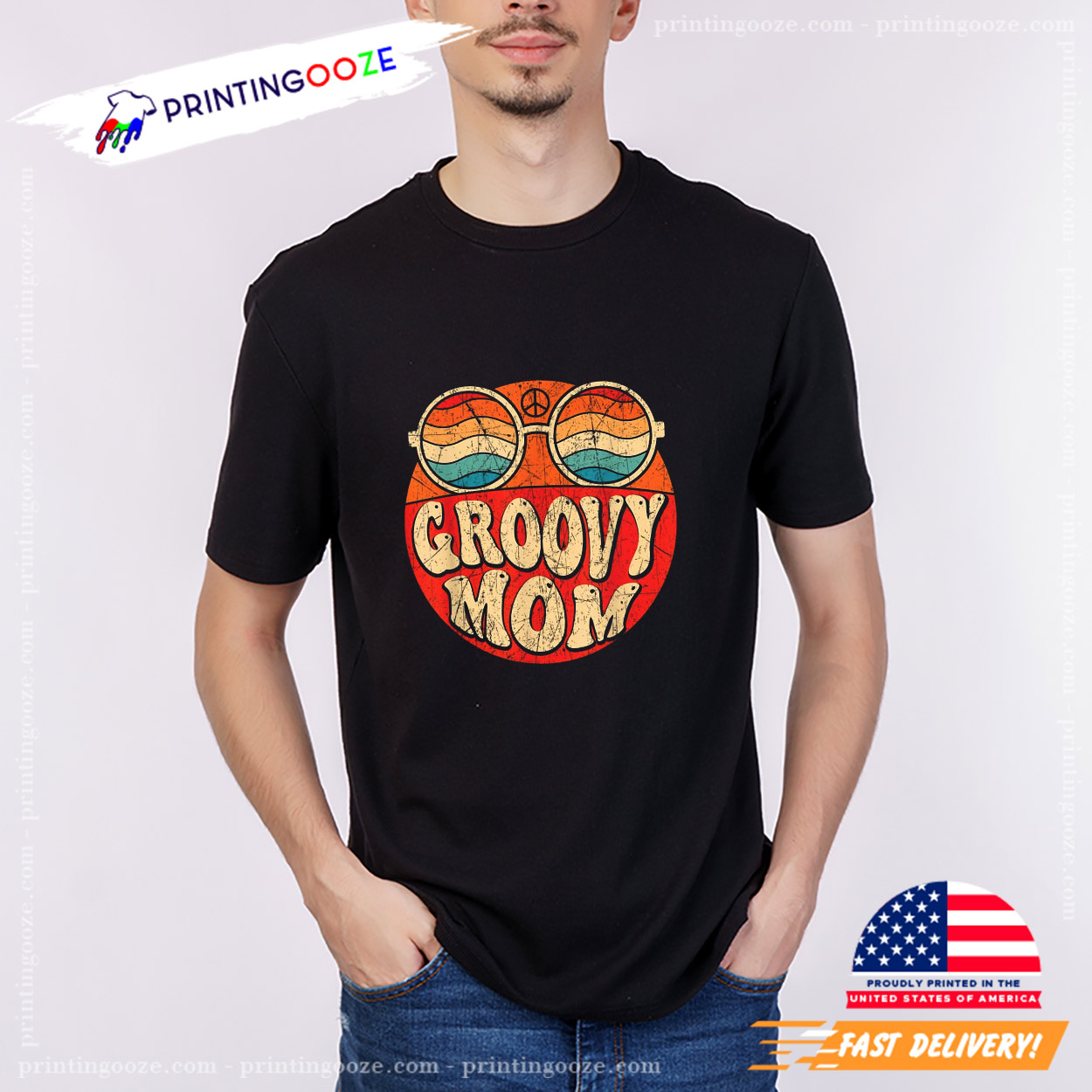 Groovy Mom 70s Aesthetic Nostalgia 1970s Retro T-shirts Groovy Mom 70s Aesthetic Nostalgia 1970s Retro T-shirts