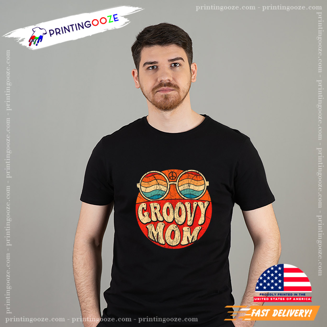 Groovy Mom 70s Aesthetic Nostalgia 1970s Retro T-shirts Groovy Mom 70s Aesthetic Nostalgia 1970s Retro T-shirts