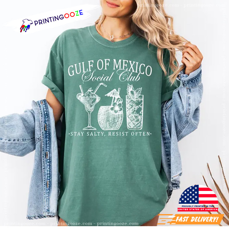 Gulf Of Mexico Social Club Comfort Color Shirt Gulf Of Mexico Social Club Comfort Color Shirt