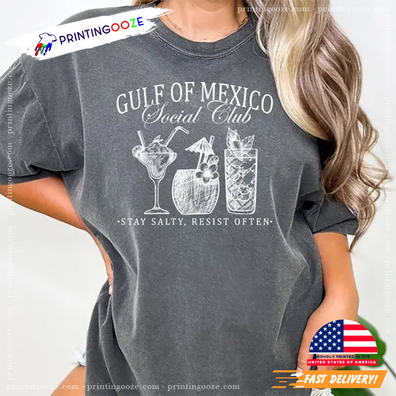 Gulf Of Mexico Social Club Comfort Color Shirt Gulf Of Mexico Social Club Comfort Color Shirt