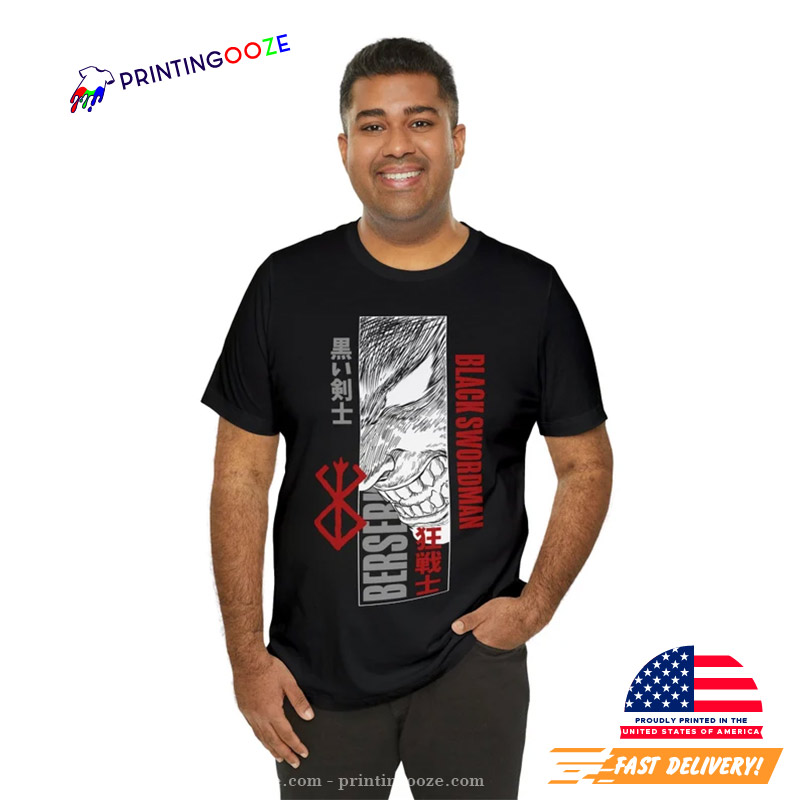 Guts Black Swordsman Berserk Anime Shirt Guts Black Swordsman Berserk Anime Shirt