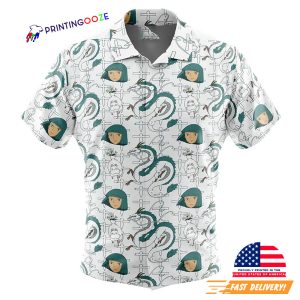 Haku Spirited Away Ghibli Hawaiian Shirt 2