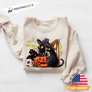 Halloween Cat Spooky Season T-shirt 1