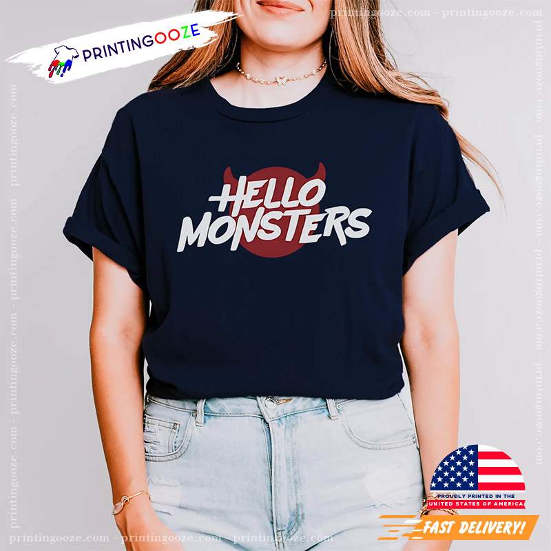 Hello Monster World Tour 2025 Kpop Fans Tee Hello Monster World Tour 2025 Kpop Fans Tee