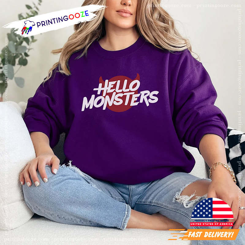 Hello Monster World Tour 2025 Kpop Fans Tee Hello Monster World Tour 2025 Kpop Fans Tee