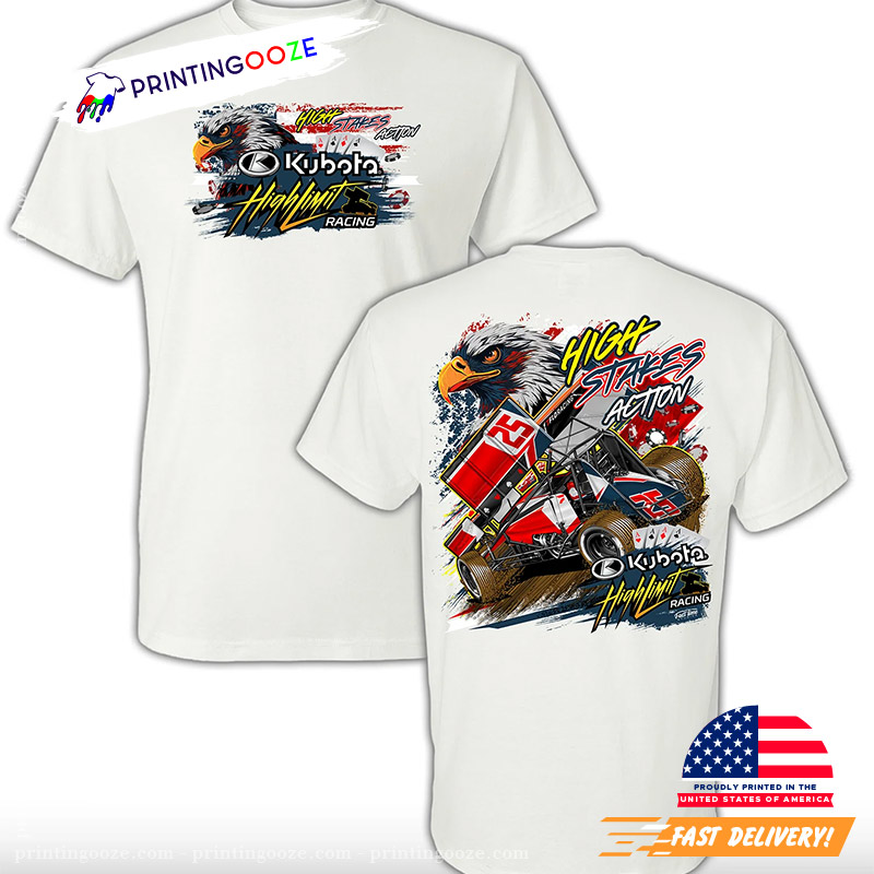 High Limit Racing Eagle Drag Racing 2 Sided Shirt High Limit Racing Eagle Drag Racing 2 Sided Shirt