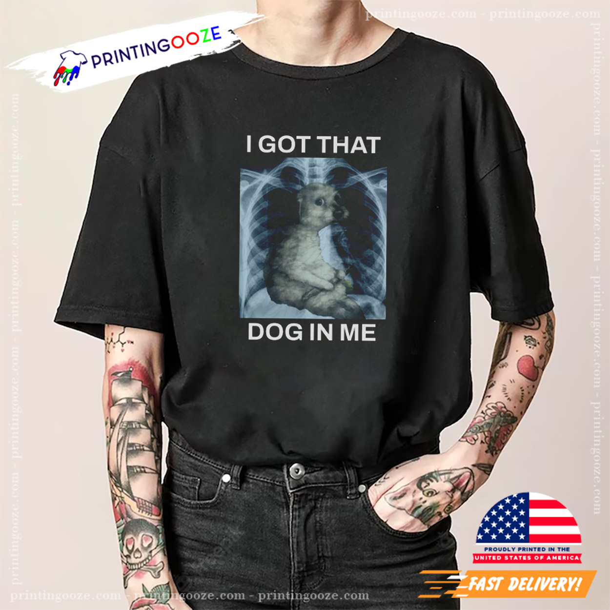 I Got That Dog In Me Funny XRay Dog Meme Shirt I Got That Dog In Me Funny XRay Dog Meme Shirt