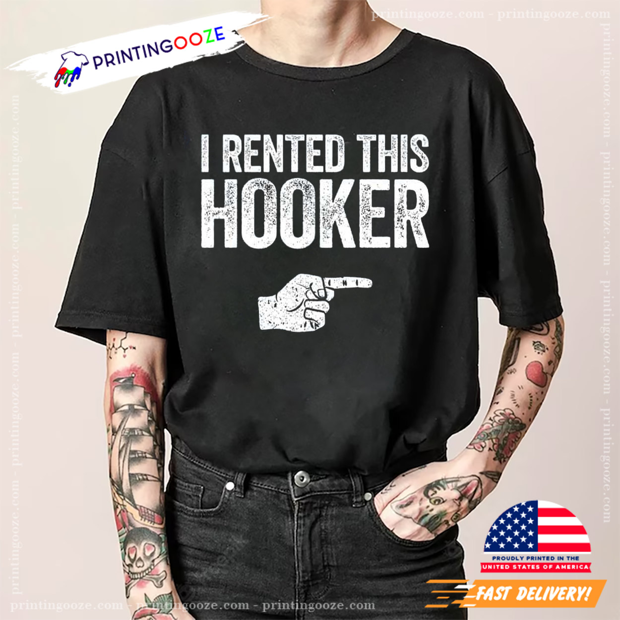 I Rented This Hooker Funny Meme Shirt I Rented This Hooker Funny Meme Shirt