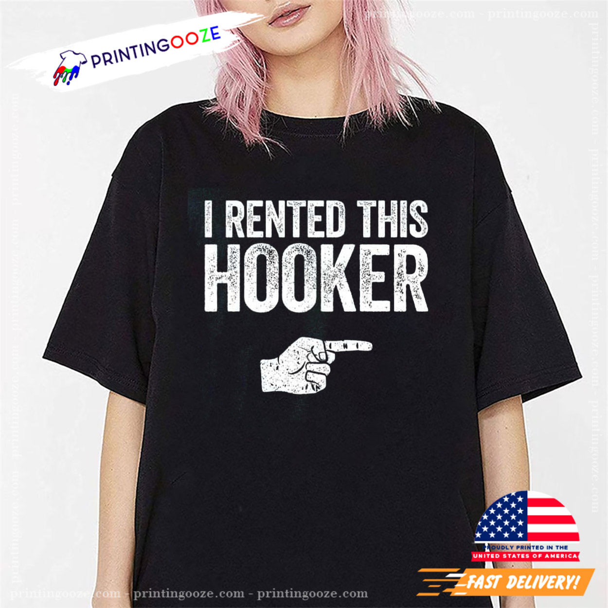 I Rented This Hooker Funny Meme Shirt I Rented This Hooker Funny Meme Shirt