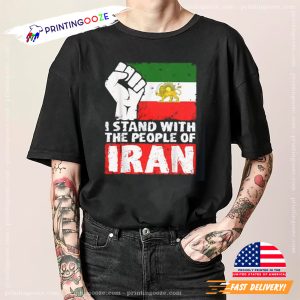 I STAND WITH THE PEOPLE OF IRAN T Shirt 1