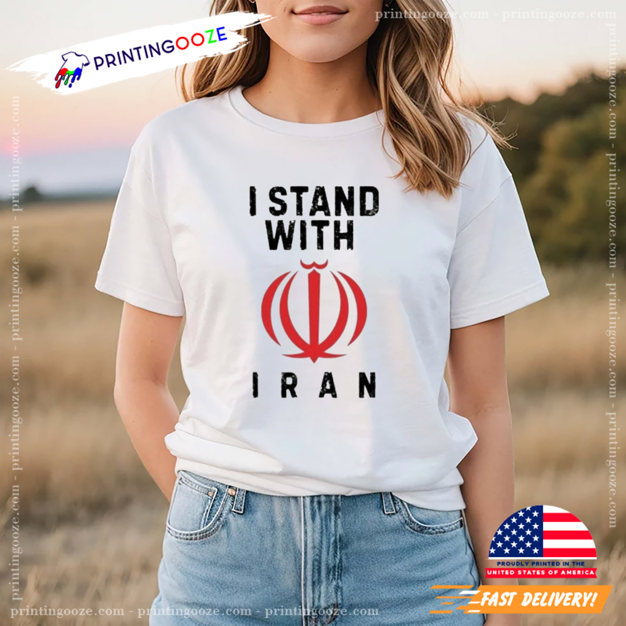 I Stand With Iran Freedom For Iran Shirt I Stand With Iran Freedom For Iran Shirt