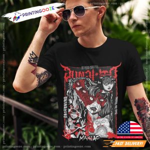 Japanese Demon scary urban legend Manga Shirt 1