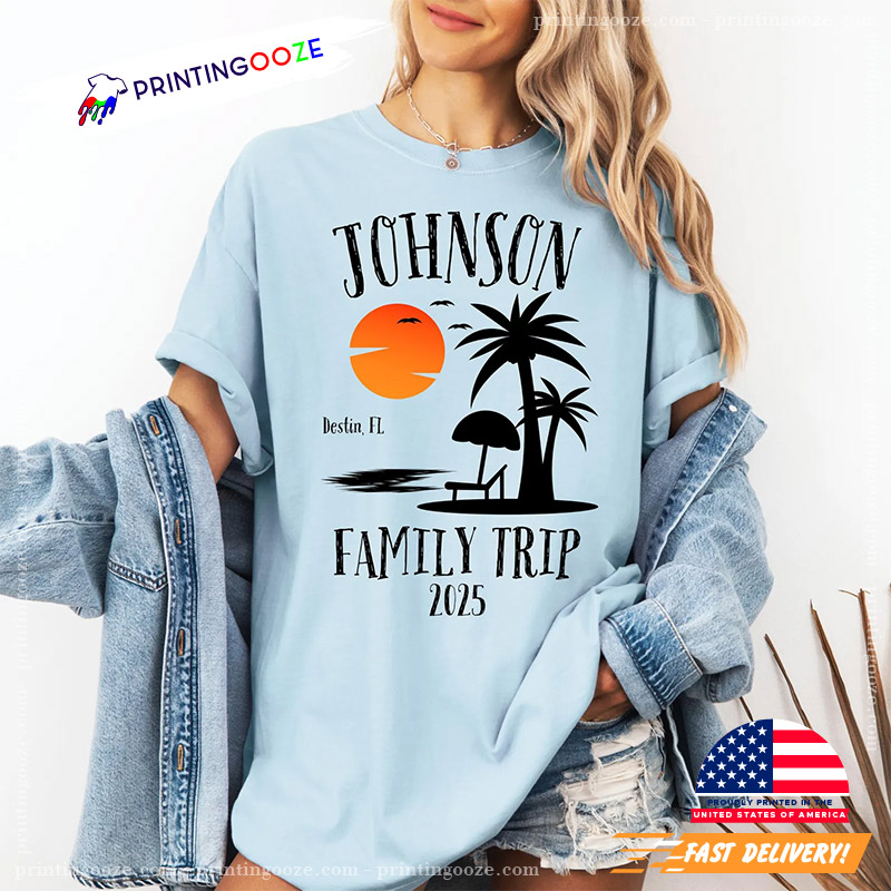 Johnson Family Trip 2025 Comfort Colors Tee Johnson Family Trip 2025 Comfort Colors Tee