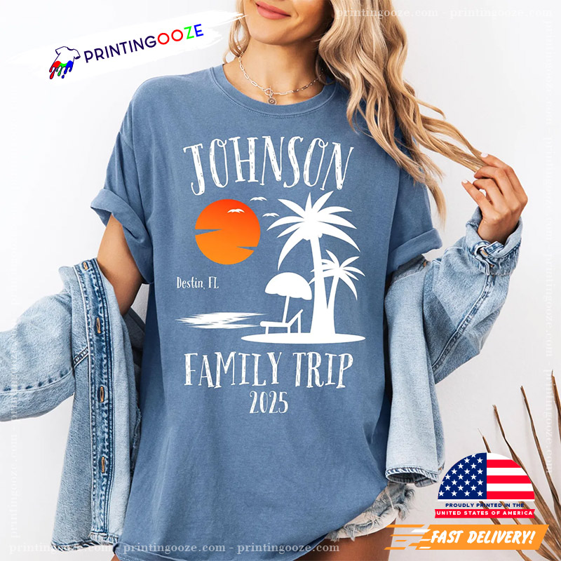 Johnson Family Trip 2025 Comfort Colors Tee Johnson Family Trip 2025 Comfort Colors Tee