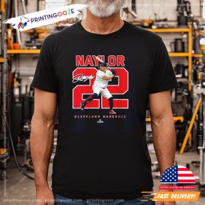 Josh Naylor Cleveland Signature MLB Shirt 1