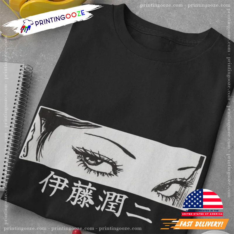Junji Ito Creepy Anime Manga Artist Shirt Junji Ito Creepy Anime Manga Artist Shirt