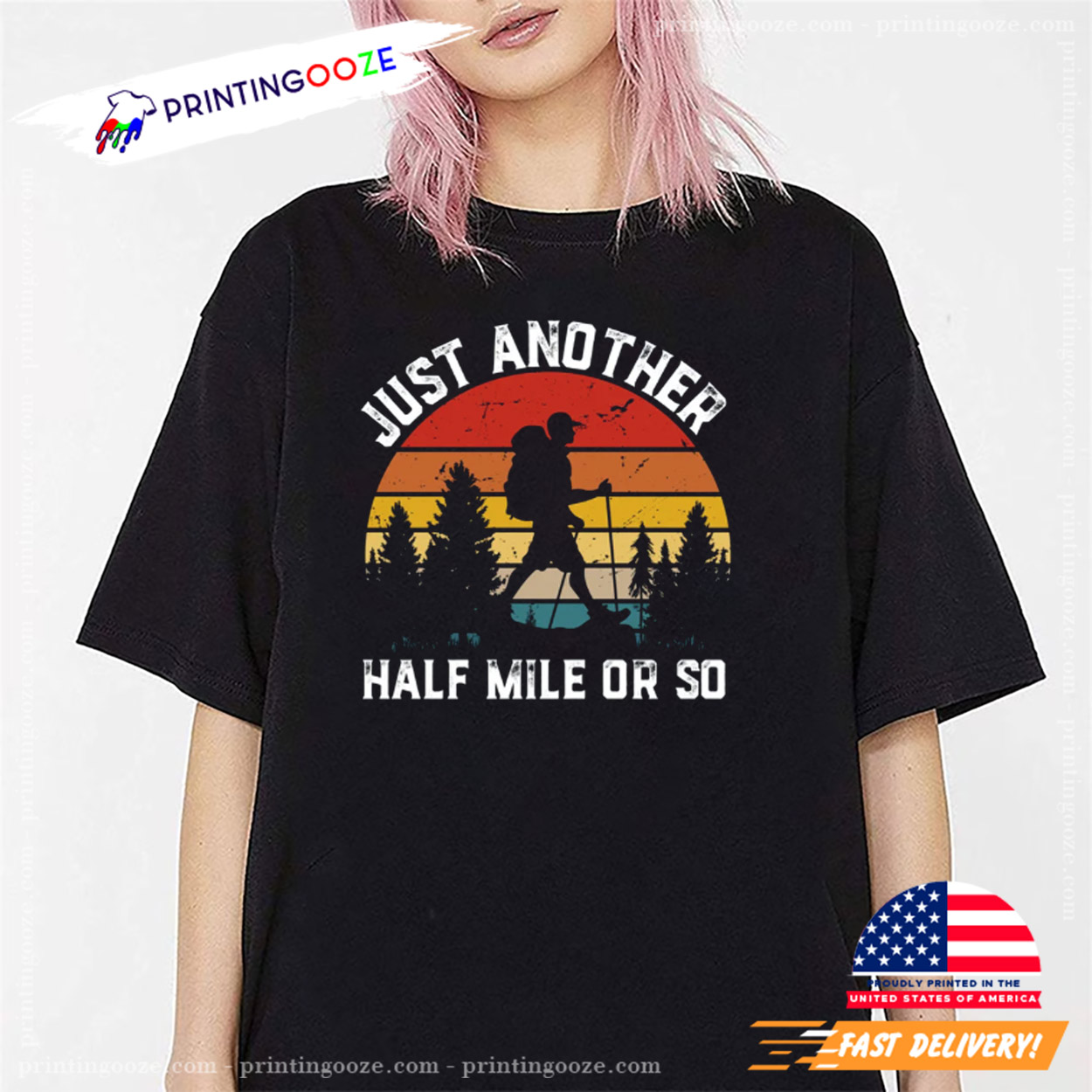 Just Another Half Mile Or So Funny Mountain Hiking Shirt Just Another Half Mile Or So Funny Mountain Hiking Shirt