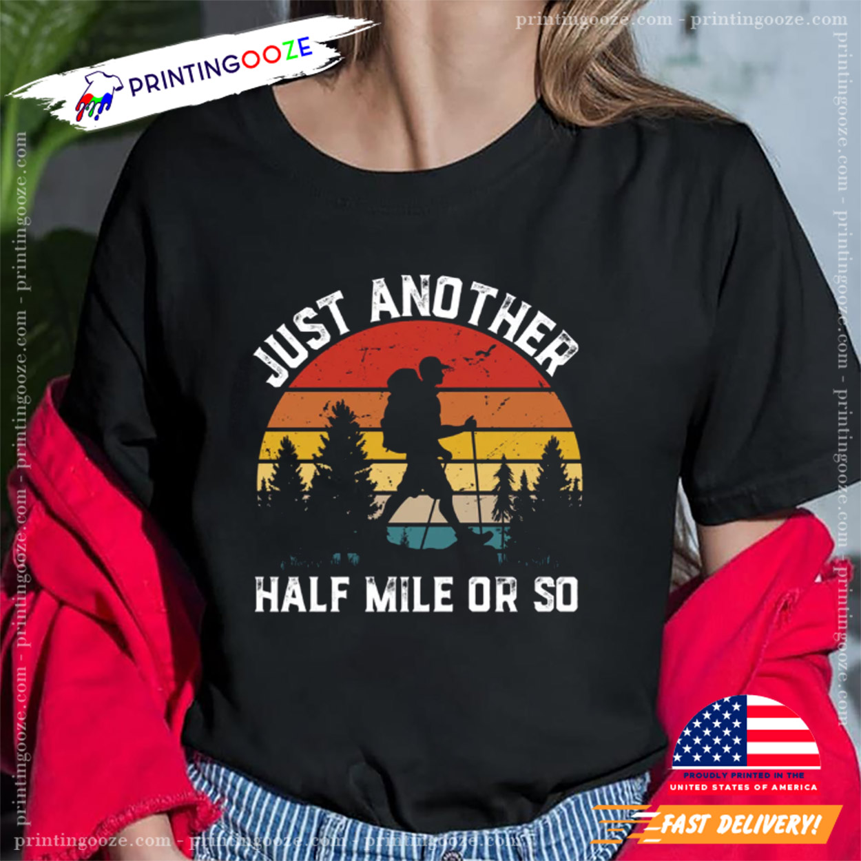Just Another Half Mile Or So Funny Mountain Hiking Shirt Just Another Half Mile Or So Funny Mountain Hiking Shirt