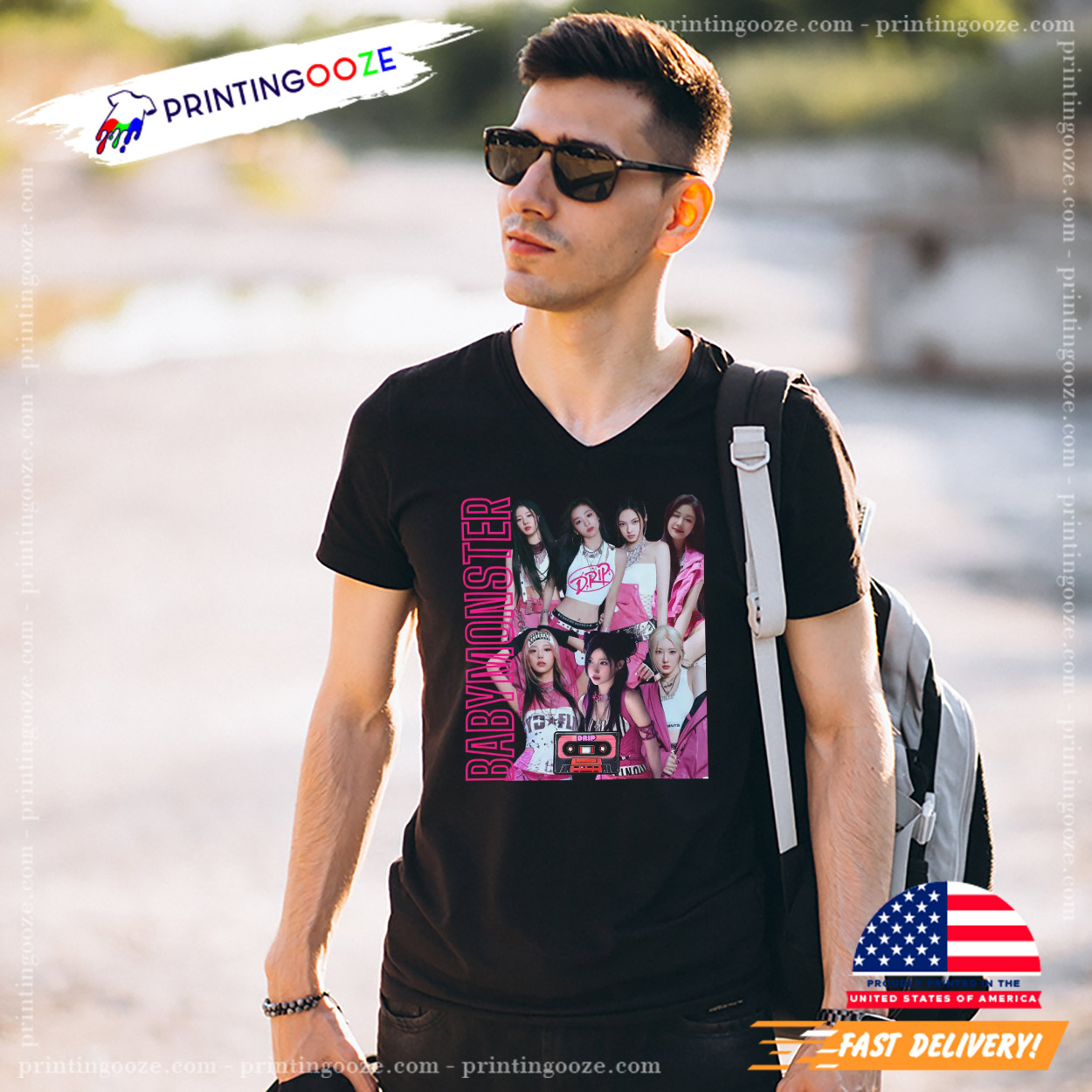 K-pop BabyMonster World Tour 2025 Fans T-shirt K-pop BabyMonster World Tour 2025 Fans T-shirt