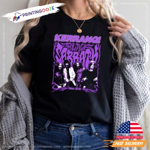 Kerrang Black Sabbath 1968 2025 Celebration Graphic T shirt 1