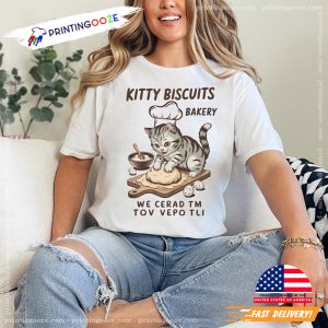 Kitty Biscuits Bakery We Cerad Tm Tov Vepo Tli T -shirt
