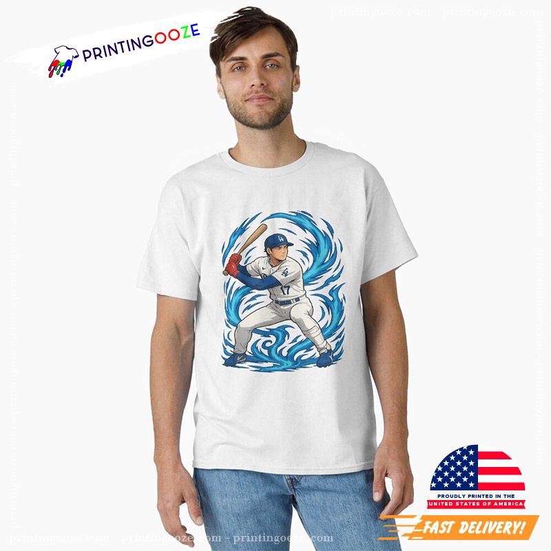 LA Dodgers Shohei Ohtani Anime Style Shirt LA Dodgers Shohei Ohtani Anime Style Shirt