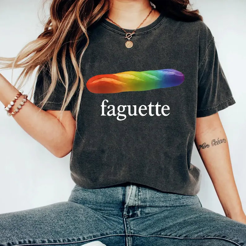 LGBT Baguette French Gay Lesbian Joke Shirt LGBT Baguette French Gay Lesbian Joke Shirt