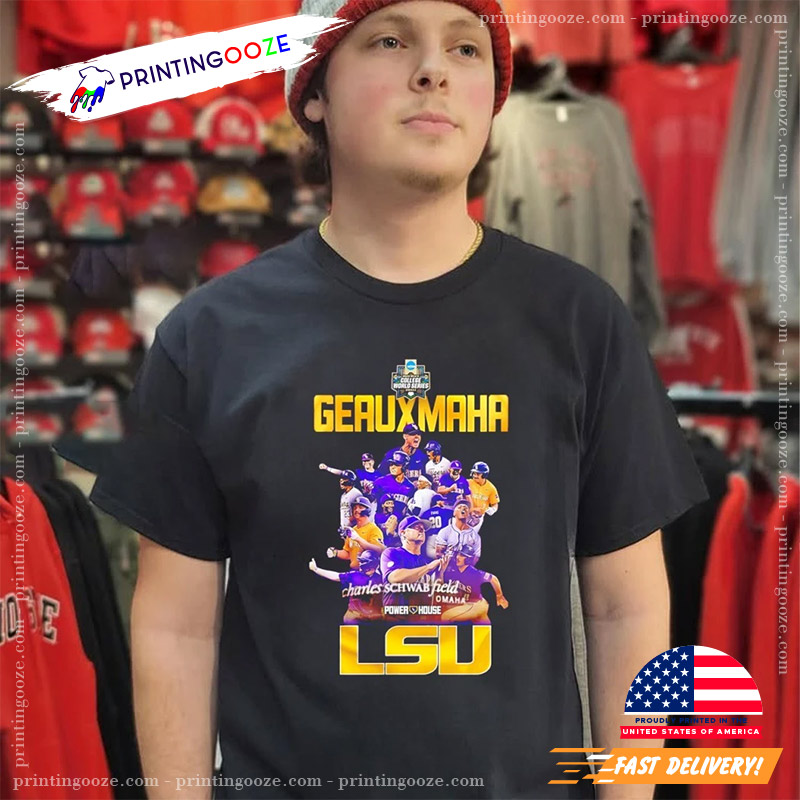 LSU Baseball Geauxmaha Super Regional Champions Shirt LSU Baseball Geauxmaha Super Regional Champions Shirt